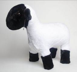 large plush lamb