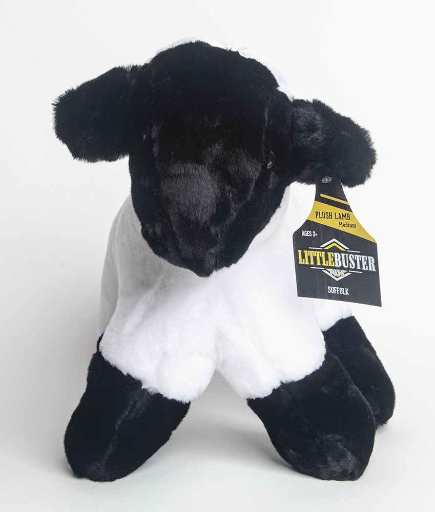 antique plush lamb